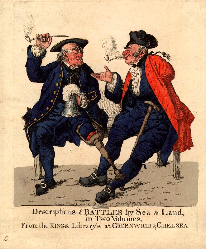 'descriptions of battles by sea & land, in two volumes, from the kings library's at greenwich & chelsea' npg d9062