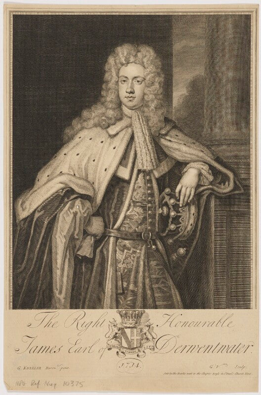 James radclyffe, 3rd earl of derwentwater npg d35145