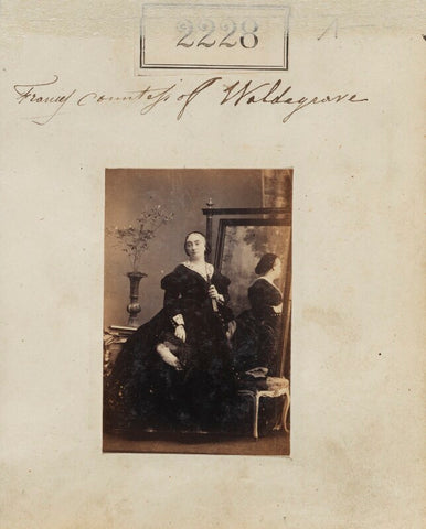 Frances Elizabeth Anne (née Braham), Countess Waldegrave NPG Ax51616