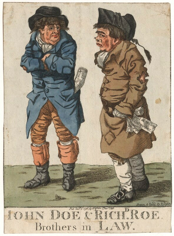 'john doe & richd roe. brothers in law' npg d13405
