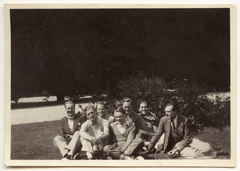 Guy osborn; budge fraser; arthur jeffress and friends npg x47334