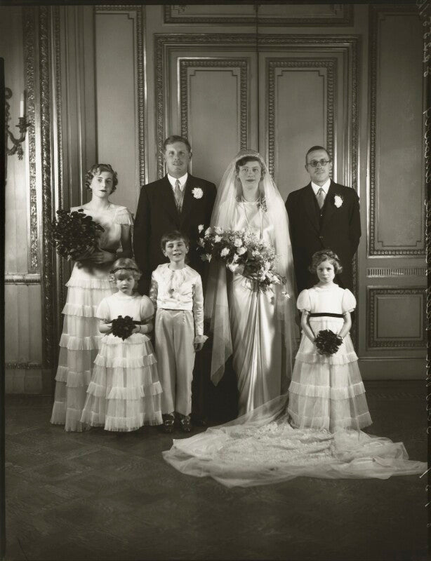 The wedding of sir john heathcoat amory and joyce wethered npg x124406