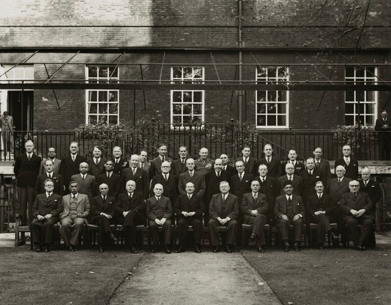 Clement attlee and prime ministers at the commonwealth conference npg x72001