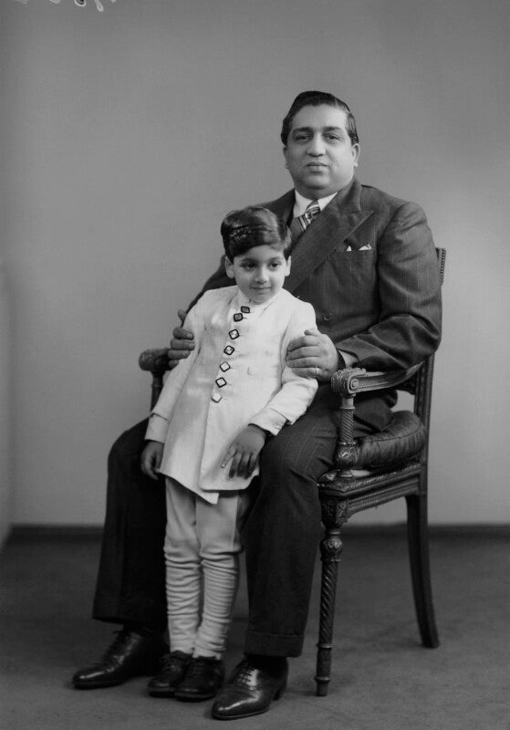 Prince sayajirao gaekwad of baroda; sir pratapsinha gaekwar sena khas khel shamsher bahadur, maharaja of baroda npg x97821