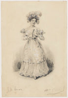 Julia Glover (née Betterton) as Mrs Candour NPG D2174