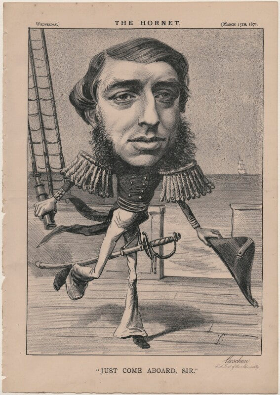 George joachim goschen, 1st viscount goschen ('just come aboard, sir') npg d48227