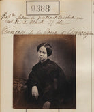 Princess de la Tour d' Auvergne ('Reproduction from a portrait touched in white & black of the Princess de la Tour d' Auvergne') NPG Ax59194