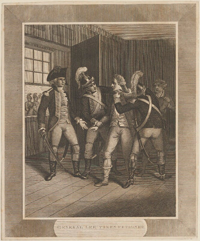 'General Lee taken prisoner' (Charles Lee) NPG D14654