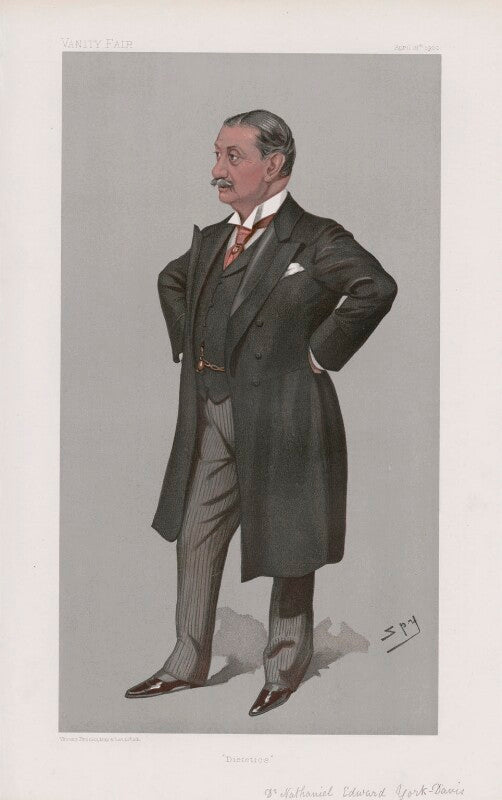 Dr nathaniel edward yorke davies ('men of the day. no. 778.') npg d45008
