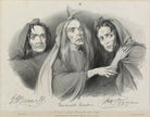 Drinkwater Meadows; John Howard Payne; George John Bennett as the witches in 'Macbeth' NPG D22070