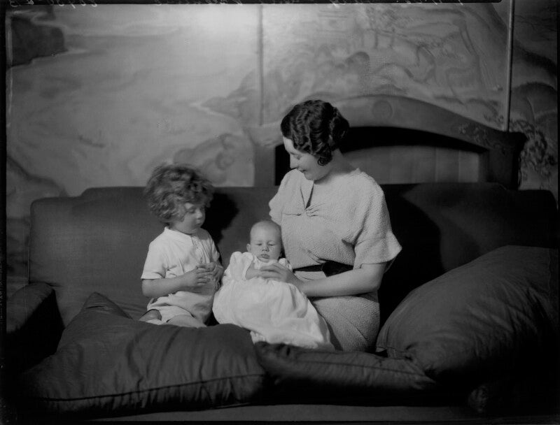 Lady freda valentine with her sons npg x151843