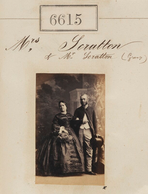 Mrs scratton; mr scratton npg ax56548