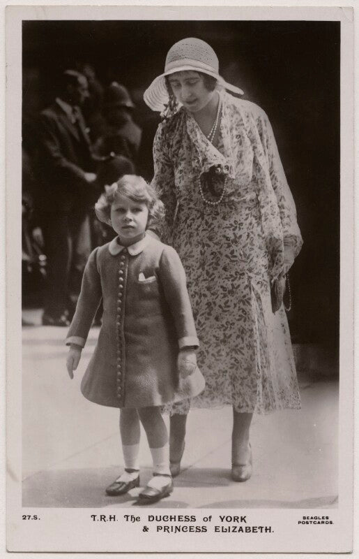 't.r.h. the duchess of york & princess elizabeth' (queen elizabeth ii; queen elizabeth, the queen mother) npg x193131