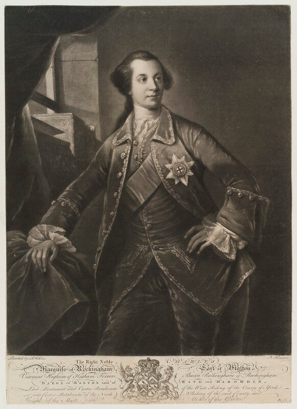 Charles watson wentworth, 2nd marquess of rockingham npg d19319