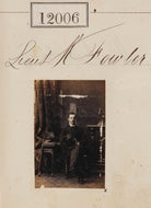 Lieutenant H. Fowler NPG Ax61683