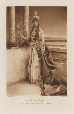 Violet Alice Maud (née Franklin), Lady de Trafford as Semiramis, Queen of Assyria NPG Ax41261