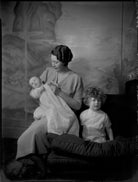 Lady Freda Valentine with her sons NPG x151842