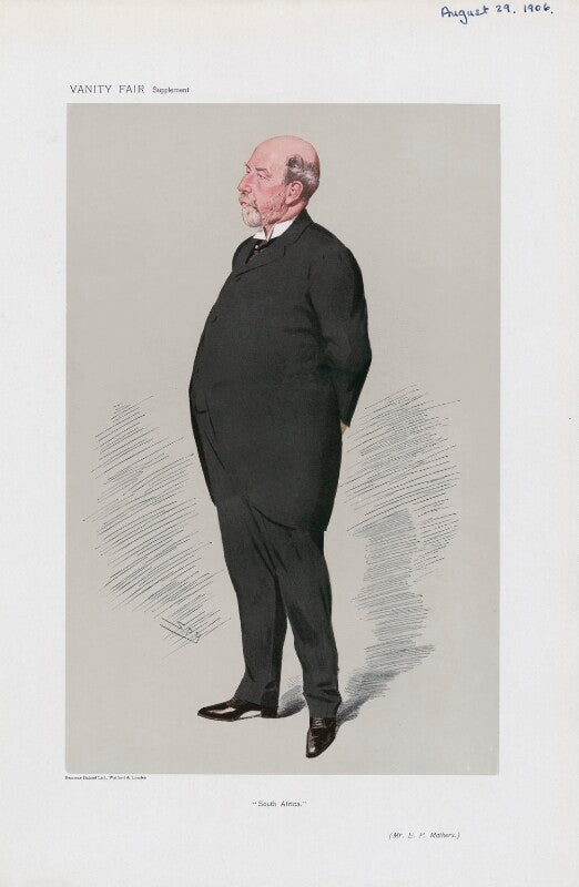 Edward peter mathers ('men of the day. no. 1029. "south afrca."') npg d45342