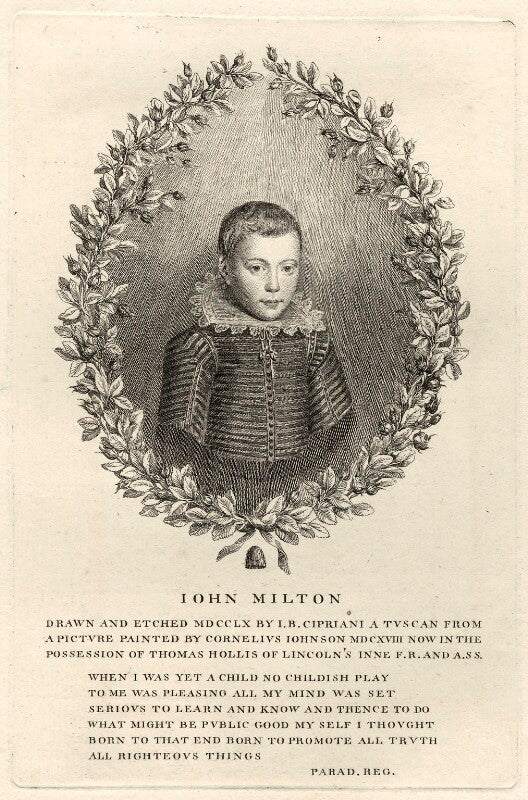John milton npg d27946