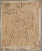 Emma Sophia (née Edgecumbe), Countess Brownlow, William Richard Edgcumbe, Viscount Valletort and Lady Caroline Sophia Edgcumbe NPG D17571