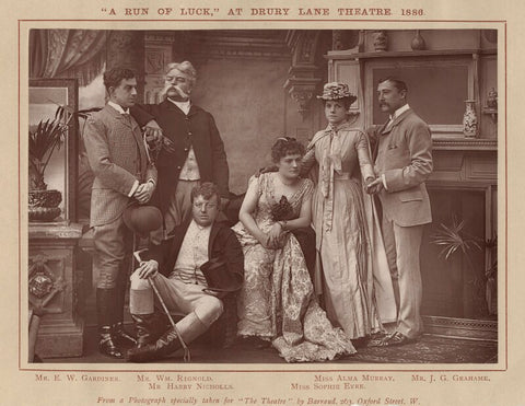 '"A Run of Luck," at Drury Lane Theatre, 1886' NPG x9390