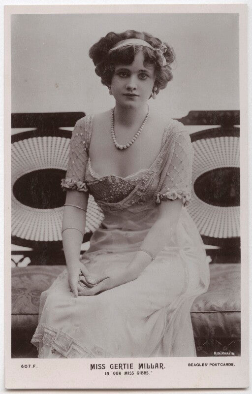 Gertie millar as mary gibbs in 'our miss gibbs' npg x131561
