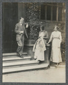 Hon. Edward James Kay-Shuttleworth; Lady Ottoline Morrell; Hon. Catherine Blanche Leaf (née Kay-Shuttleworth) NPG Ax140382