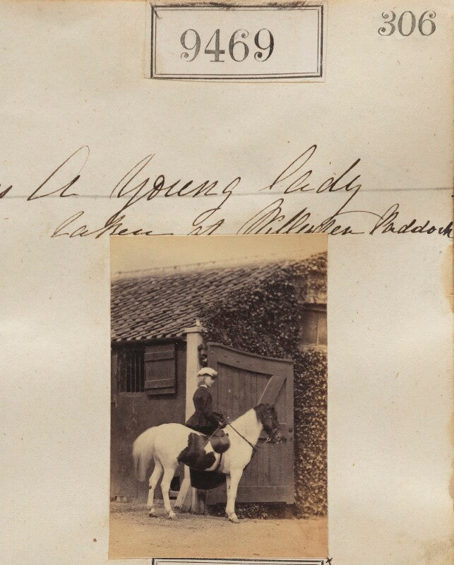 'a young lady taken at willesden paddock' (unknown woman) npg ax59276
