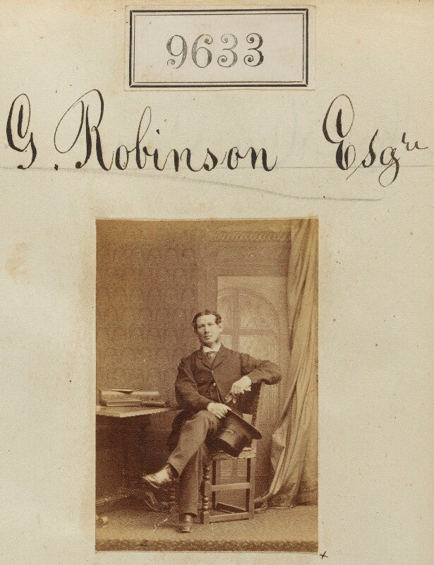 Mr g. robinson npg ax59371