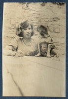 Julian Vinogradoff (née Morrell) with her pug Soie NPG Ax140593