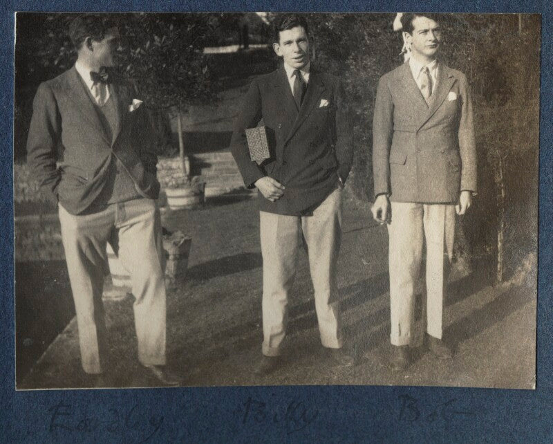 Eardley knollys; william henry smith, 3rd viscount hambleden; bob gathorne hardy npg ax141559