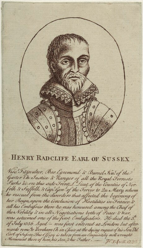 Henry radcliffe, 2nd earl of sussex npg d25098