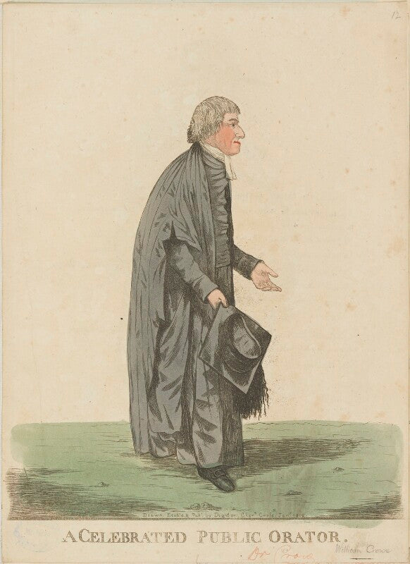 William crowe ('a celebrated public orator') npg d13323