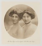 Cecilia Singer (née Graham); (Etheleen) Winnaretta (née Singer), Lady Leeds NPG Ax161383