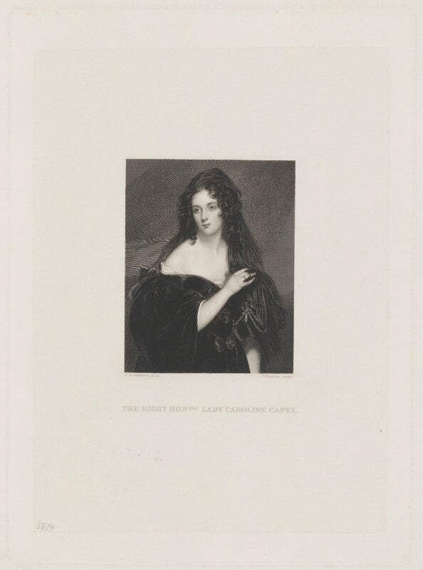 Caroline jeanetta capel (née beauclerk), countess of essex npg d36582