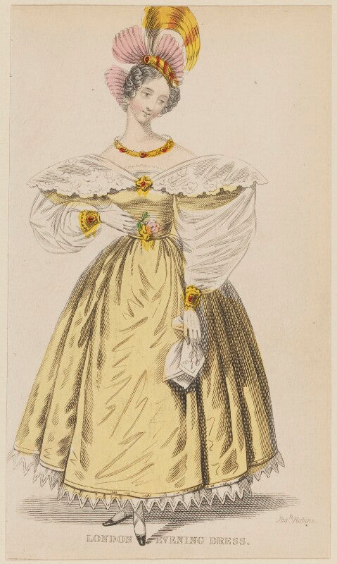 'london evening dress', january 1836 npg d47703