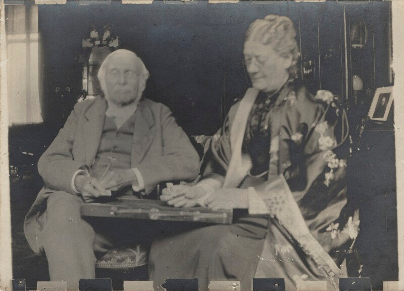 Sir richard strachey; jane maria (née grant), lady strachey npg x13064