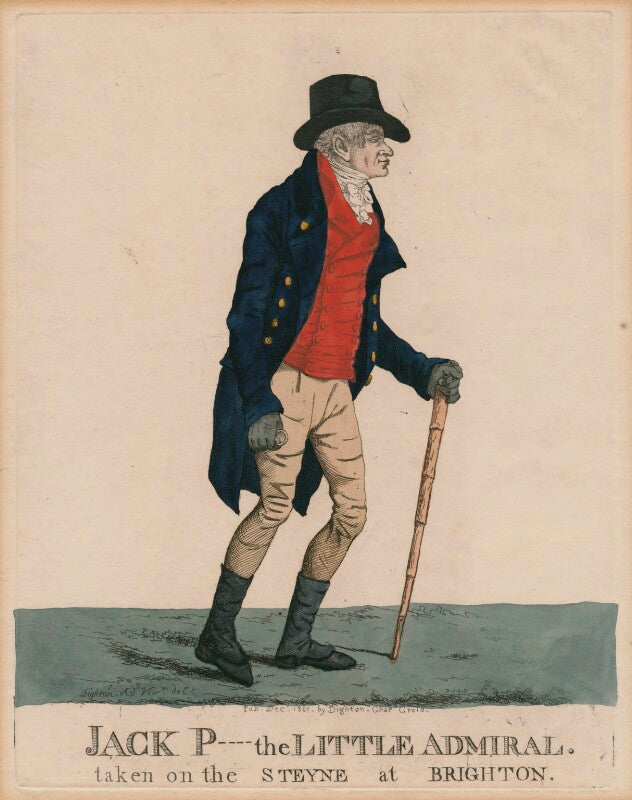 John Willett Payne ('Jack P- the Little Admiral. taken on the Steyne at Brighton') NPG D47134