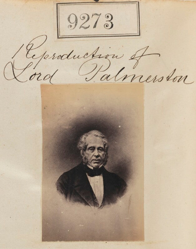 Henry john temple, 3rd viscount palmerston('reproduction of lord palmerston') npg ax59094