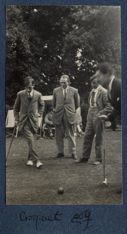 'Croquet golf' NPG Ax141570