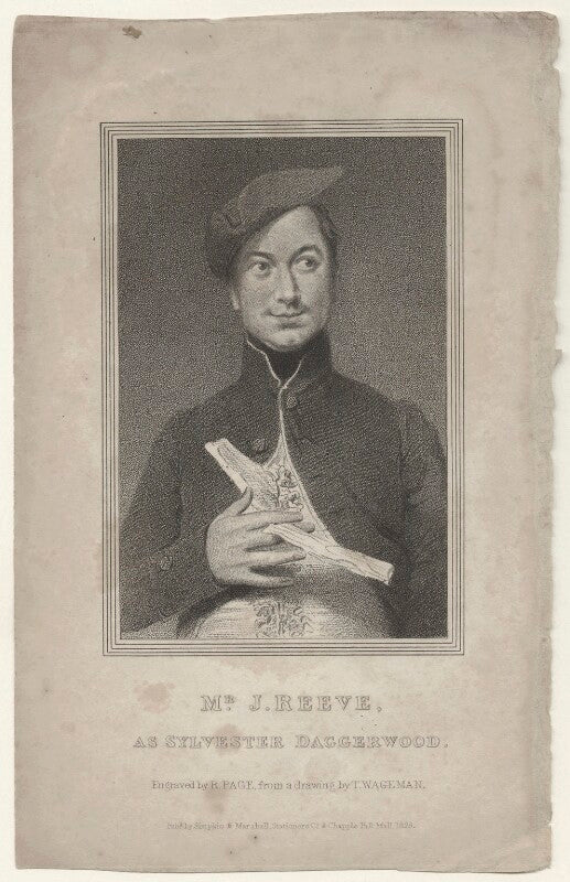 John reeve as sylvester daggerwood npg d42696