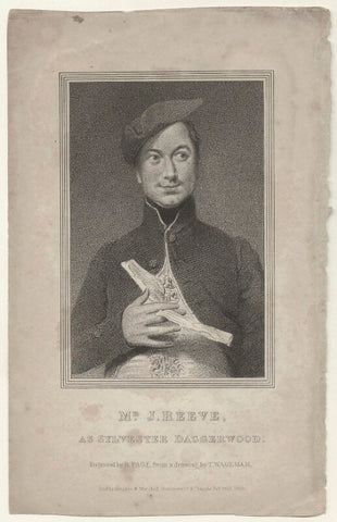 John Reeve as Sylvester Daggerwood NPG D42696