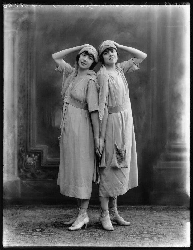 Hilda kirkby; evelyn kirkby in 'his little widows' npg x103835