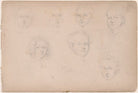 Mr Webb; Mrs Webb and five unknown sitters NPG D23313(56)
