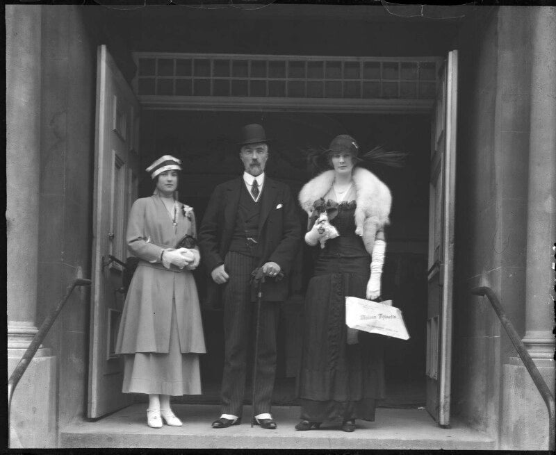 Sophia nicholaievna, countess de torby; mary howe (née curzon), countess howe; michael alexandrovich, grand duke of russia npg x168