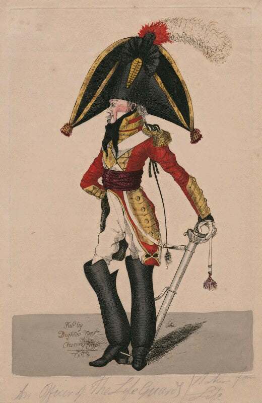 An officer of the life guards, taken from life npg d47067