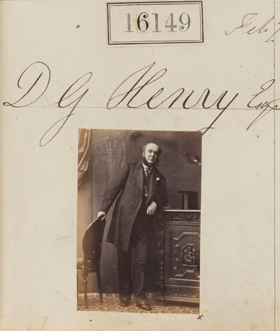 Mr D.G. Henry NPG Ax64068