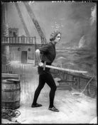 Pauline Chase as Peter Pan in 'Peter Pan' NPG x101159