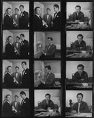 James Bailey with two unknown men NPG x195122