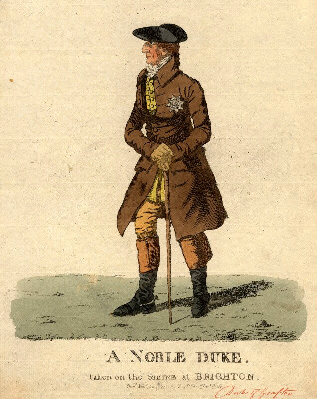 Augustus henry fitzroy, 3rd duke of grafton ('a noble duke, taken on the steyne at brighton') npg d9433